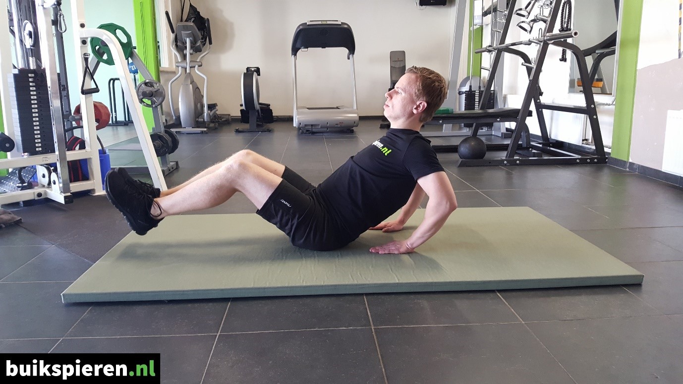 leg lift met fitbal